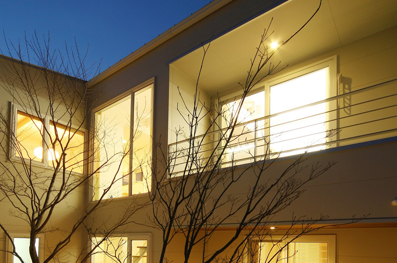 庭を通じて四季を感じる家 45坪 4ldk 2階建 新潟市東区 新築 分譲 注文住宅の施工実例 吉川不動産